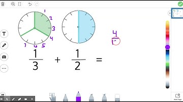Using the Clock Model to Add Fractions