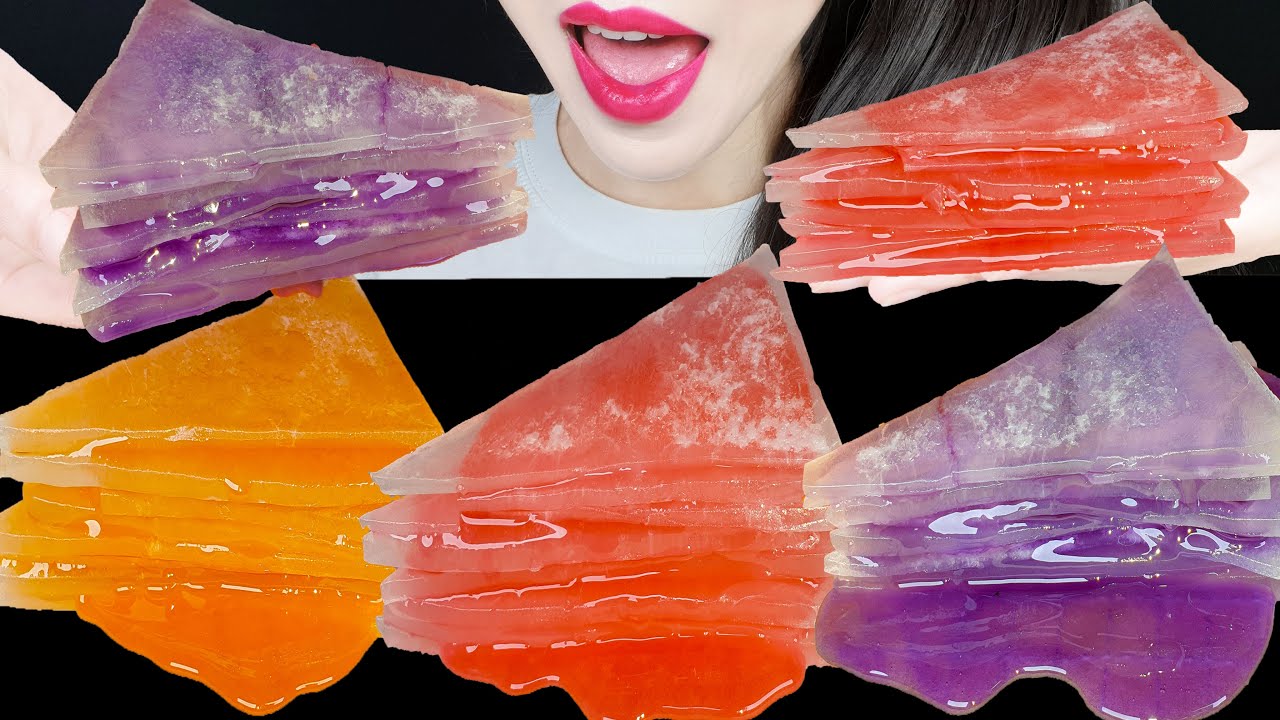 ASMR KOHAKUTO CREPE CAKE MUKBANG 코하쿠토 크레이프 케이크 먹방 EATING SOUNDS