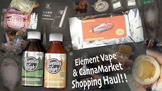 Element Vape & CannaMarket Shopping Haul June 2026