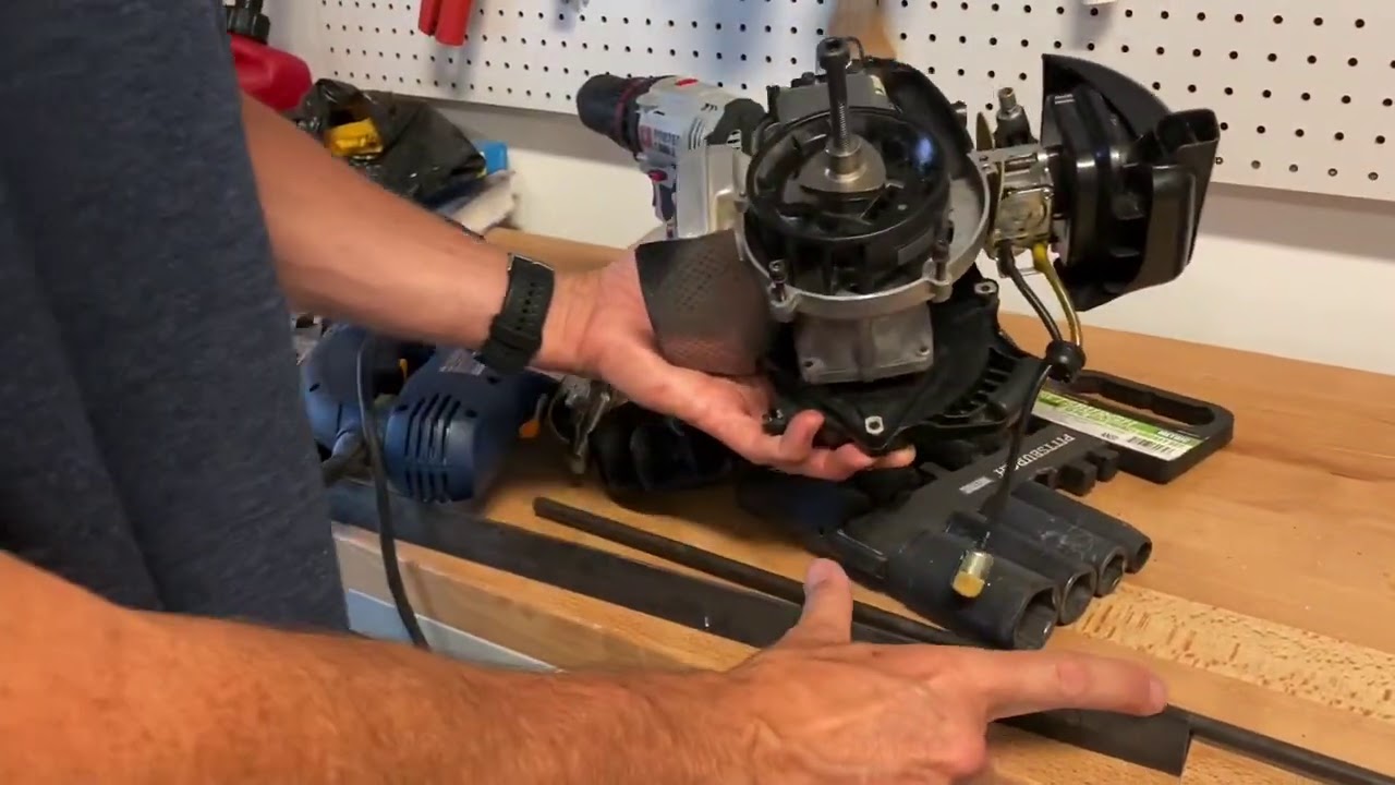 Weed Eater Powered Bicycle Build Part 2 YouTube