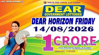 FRIDAY LOTTERY SAMBAD 8PM DEAR NAGALAND NIGHT DRAW DATE 14.08.2026 HORIZON FRIDAY LIVE FROM KOHIMA screenshot 3