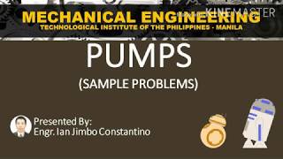 PUMPS (SAMPLE PROBLEMS) FINAL