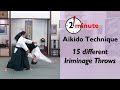 15 Different Iriminage Throws - #aikido #aikidothrows #nagewaza #aikidocenterla #iriminage