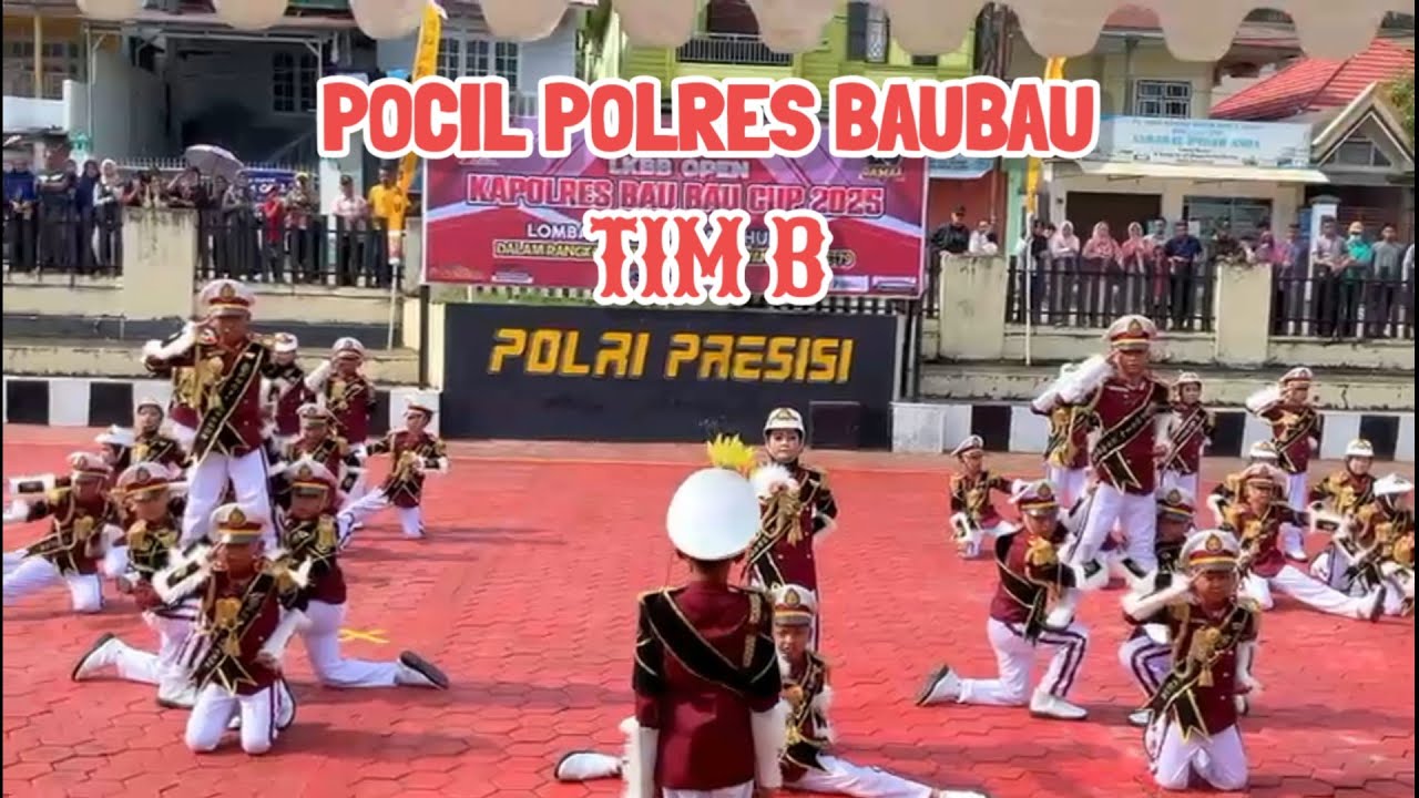 Penampilan Pocil Tim B Polres Baubau