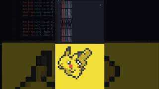 ⚡ Como crear un Pikachu con HTML y CSS ⚡ | SoyJuniorCode #shorts