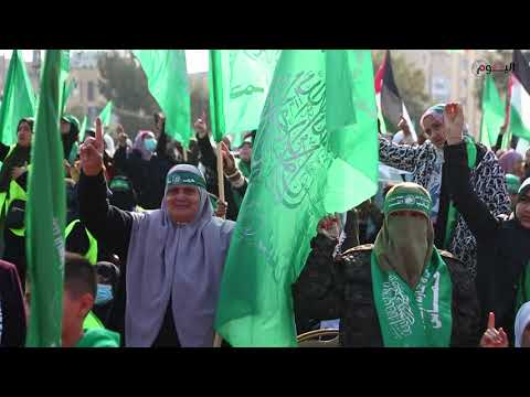 حماس تحيي الذكرى ال ٣٥ لانطلاقتها وسط حضور فصائلي وشعبي كبير