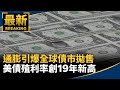 通膨引爆全球債市拋售　美債殖利率創19年新高｜#鏡新聞