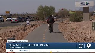 Ribbon cut on multi use trail on Tucson’s SE side