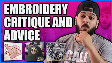 Embroidery Design Review & Reaction (The Good, The Bad, & The UGLY!)