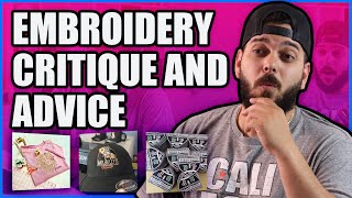 Embroidery Design Review & Reaction (The Good, The Bad, & The UGLY!)