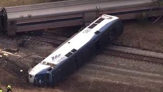 Video: New York City-Bound Amtrak Train Hits Truck, Derails in North Carolina, 55 Injured