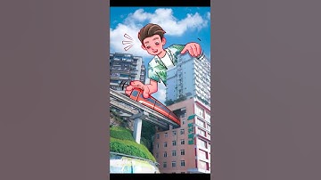 拯救废片—“给重庆夏天加点色” #创作思路 #shorts #procreate #procreate绘画 #绘画教程 #ipad画画