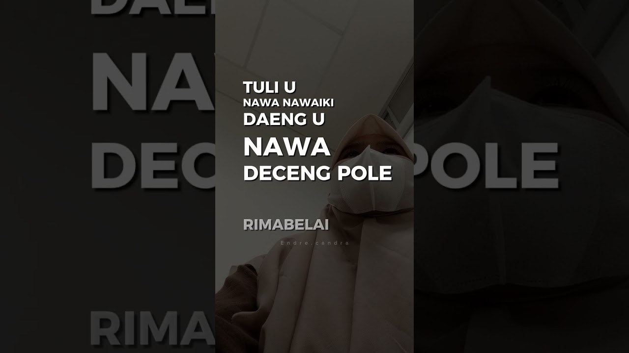 BISMILLAH LINO AHERA(COVER) || lagi Bugis || tanpa musik 