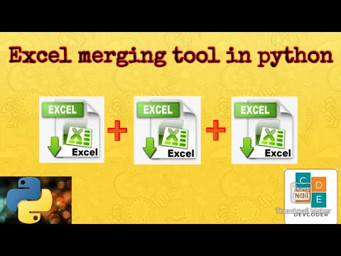 Excel merging tool project in python | Python project | DevCoder
