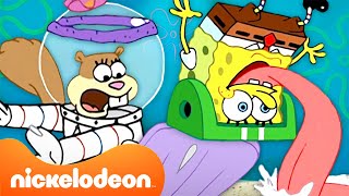 Bob Esponja | As Aventuras ao Ar Livre Mais Extremas do Bob Esponja 💥 | Nickelodeon em Português