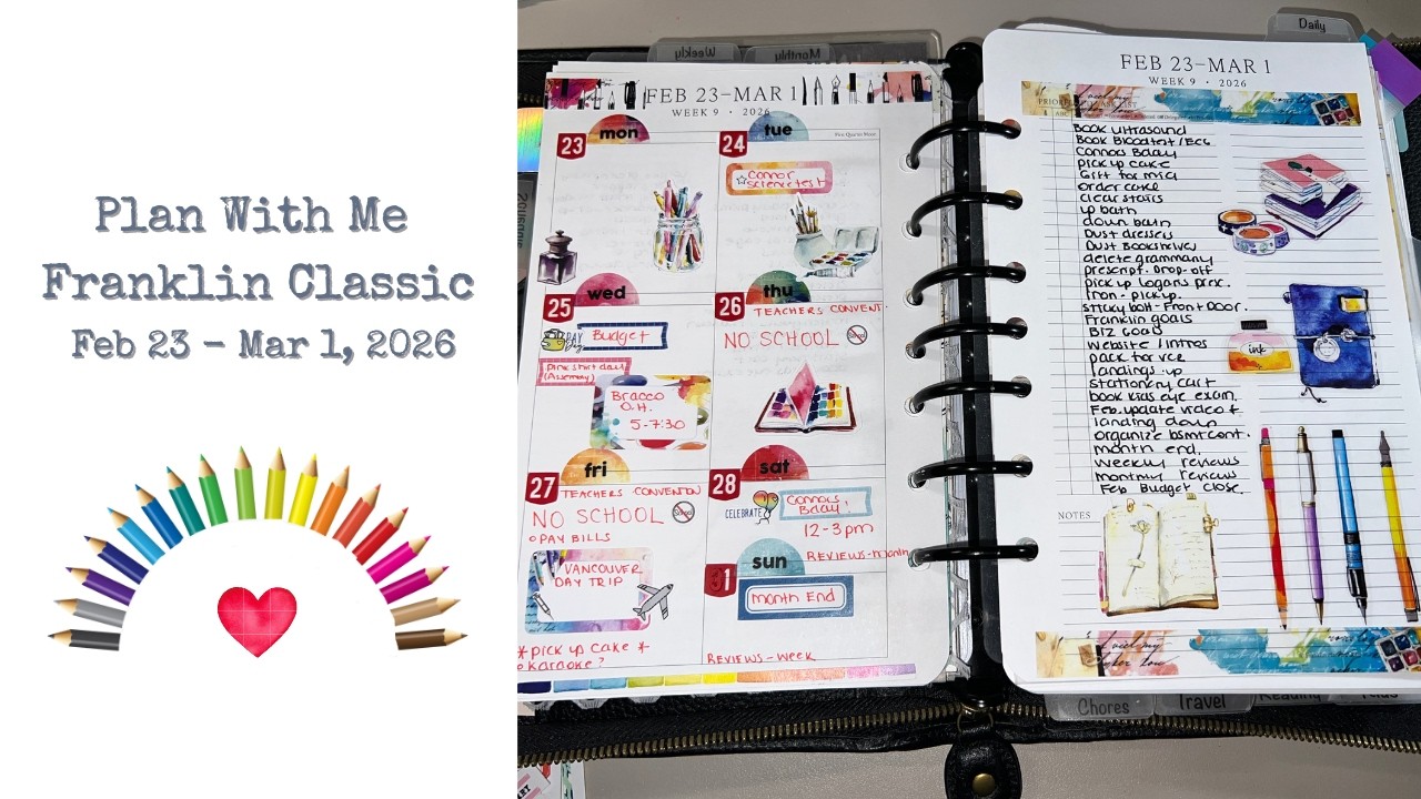 Plan With Me || Franklin Classic || Feb 23 - March 1, 2026 || Tyler Binder