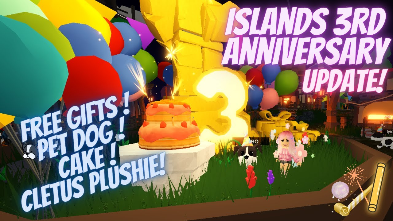 Roblox Islands 3rd Anniversary Update YouTube 