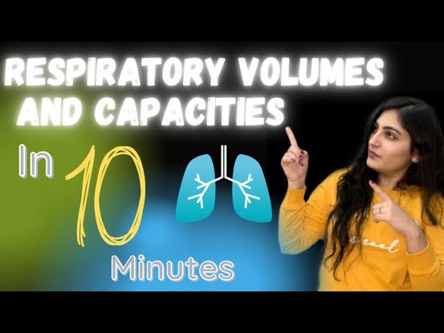 Respiratory Volumes and Capacities| Easiest Way | Biology | NEET | Boards | ISHITA KHURANA