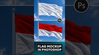 Create a REALISTIC Flag Mockup in Photoshop 2026 | Noob Vs Pro Editor