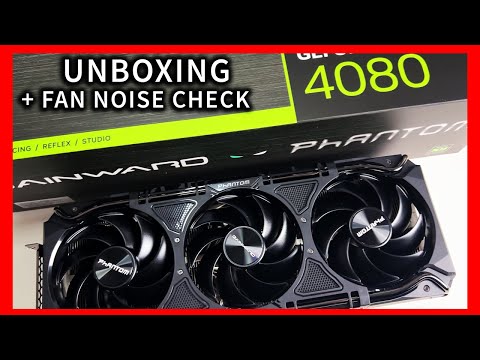 Gainward GeForce RTX 4080 Phantom GS Unboxing