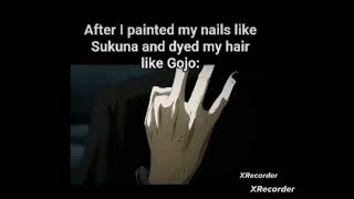 Tryna Look Like Gojo And Sukuna Be Like