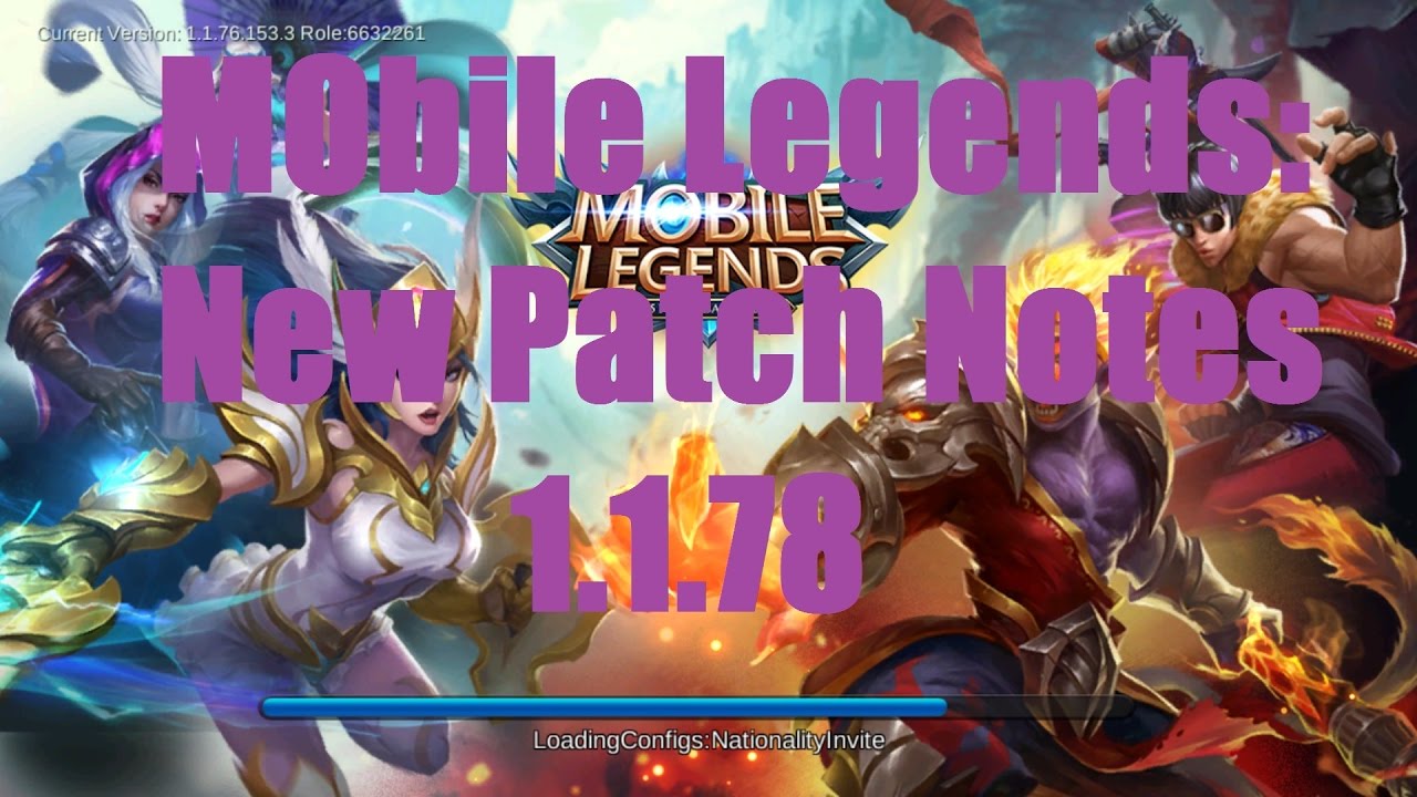 Patch Notes 1.1.78 Breakdown - Mobile Legends - YouTube