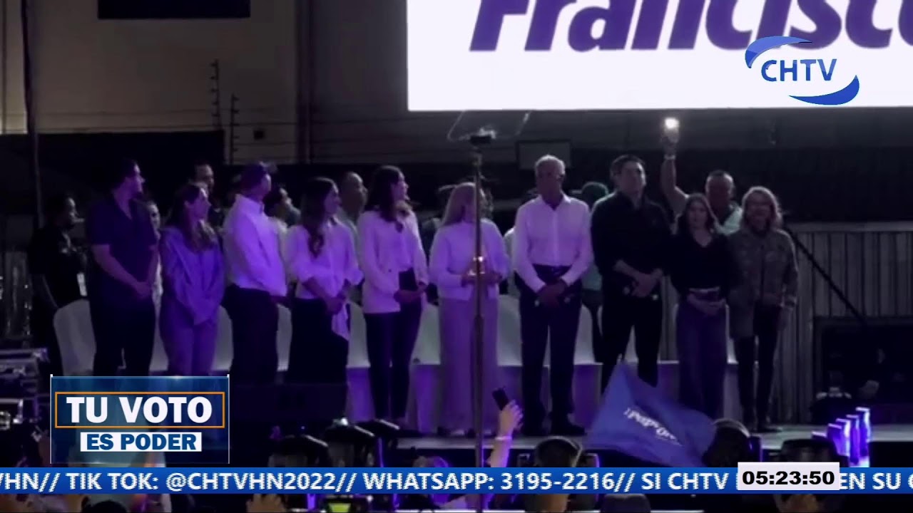 Tu voto es poder transmisión CHTV elecciones generales Honduras