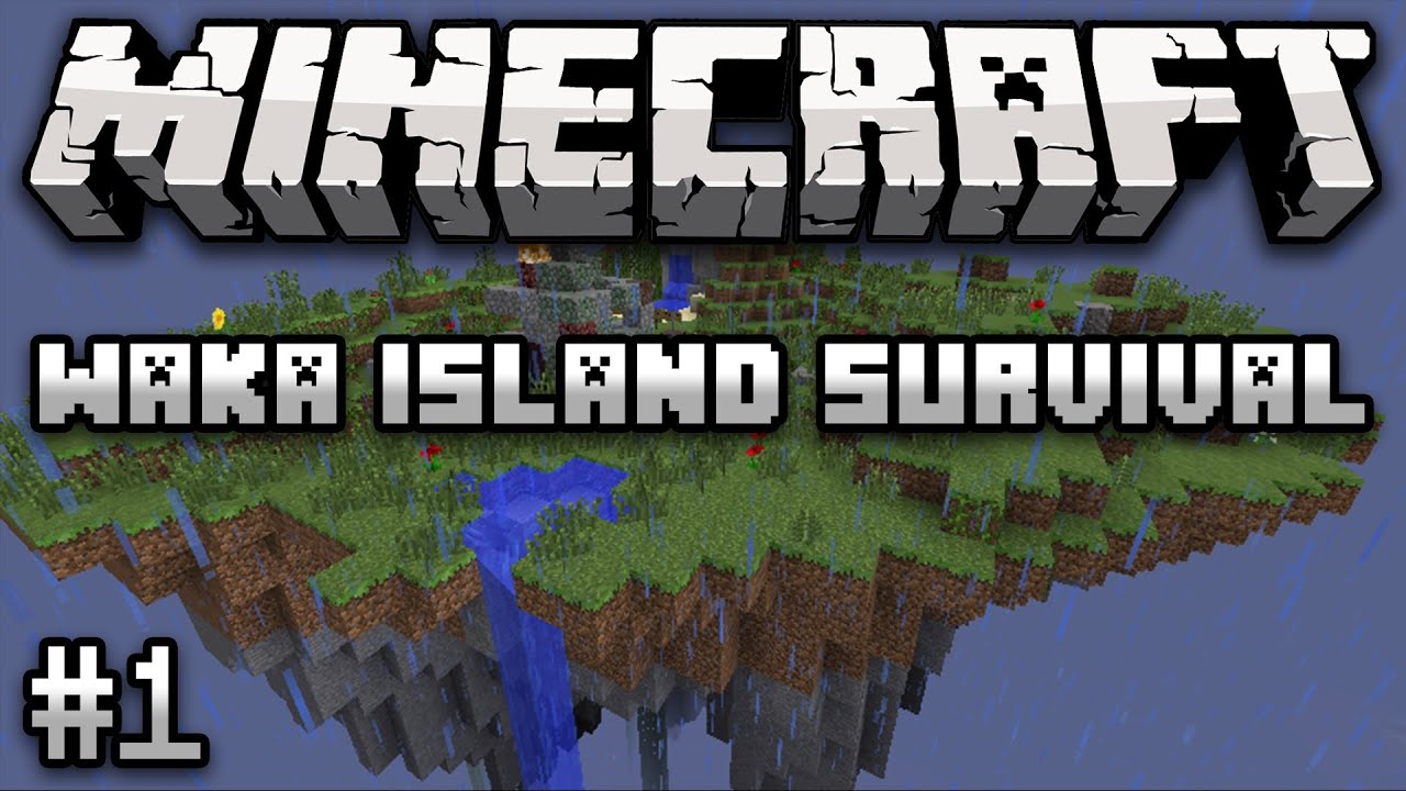 MineCraft: Waka Island Survival Ep. 1 - A NEW BEGINNING