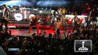 Bruno Mars & Red Hot Chili Peppers LIVE at Super Bowl 2014 Halftime Show NFL