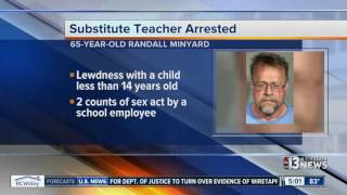 Substitute teacher arrested for inappropriate behavior with student
