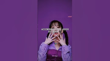 According to me jisoo fit with... 🖤 || #shorts #trendingshorts #taesoo #vsoo #jisoo #v #taehyung