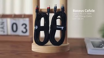 Cáp sạc nhanh C to C 100W Baseus Cafule dùng cho iPad Pro/ Macbook/ Laptop/ Smartphone