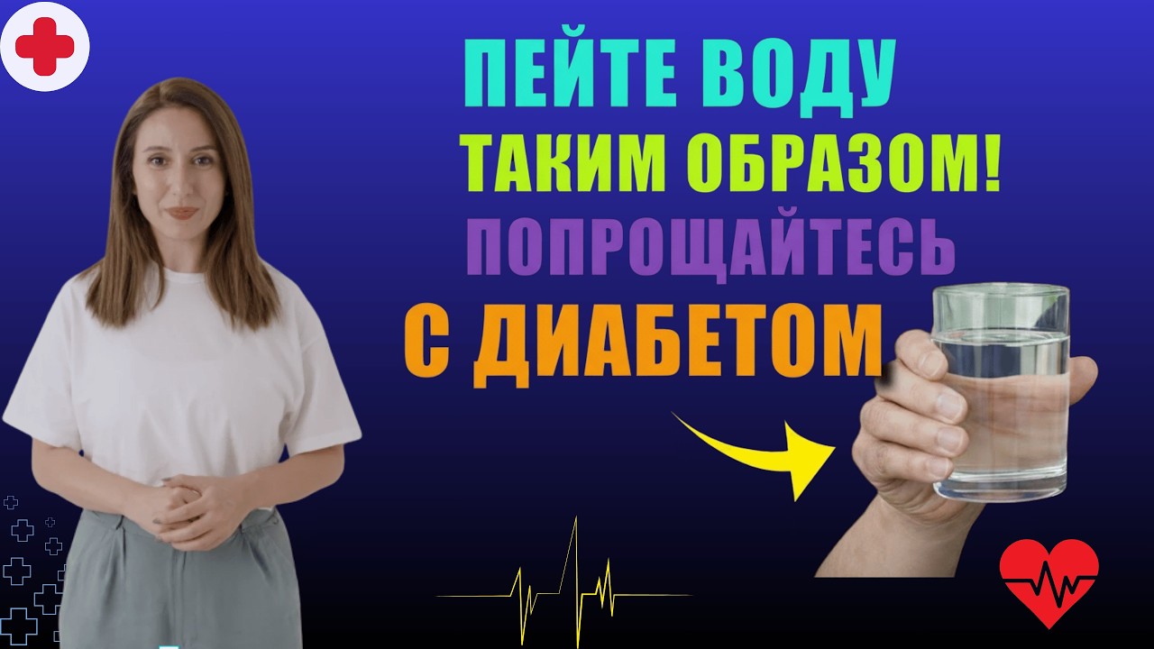 Доктор объясняет: КАК ПОЖИЛЫМ ПИТЬ ВОДУ для поддержки сахара и здоровья при диабете…