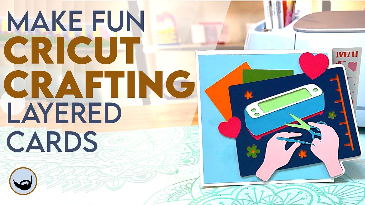 Узнайте, как сделать многослойную открытку для пользователей Cricut!