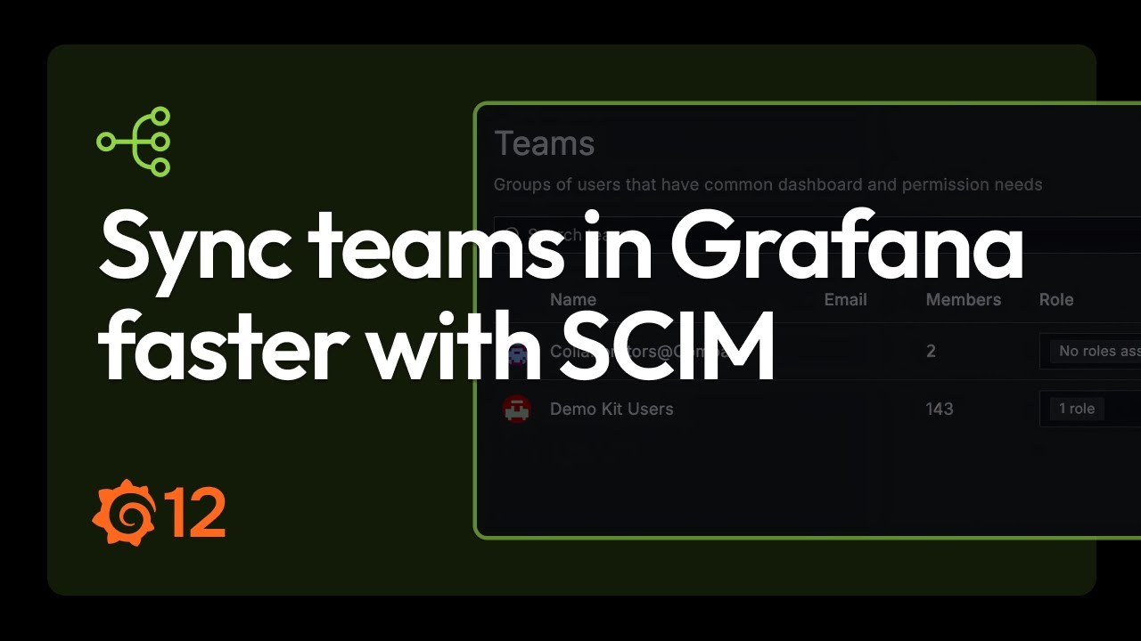 Grafana SCIM Setup Tutorial: Sync Teams Easily | Grafana 12 | Grafana Labs