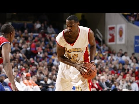 LeBron James at the McDonald's All American game (2003). Bronny takes the  floor tonight in the same game 20 years later.