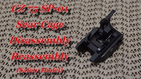 CZ75 SP-01 and Shadow 2 Sear Cage Disassembly  (Safety Model)