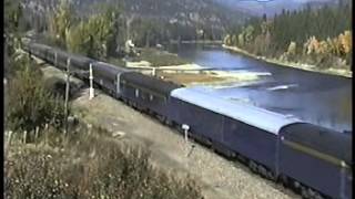 SPS 700 MRL Daylight excursion in MT Oct 2002   Notice the semaphore signal is active after train pa