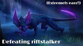 Defeating Riftstalker in Dauntless (extremely easy)