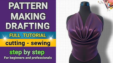 How to Master Bodice & Collar: Pattern, Cut, Sew & Mannequin Result