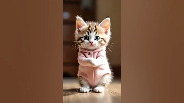 Watch the video about You Won&rsquo;t Believe How This Tiny Kitten Dances! | Boba the Cat&rsquo;s Cutest Moves Ever #cute #funny #cat