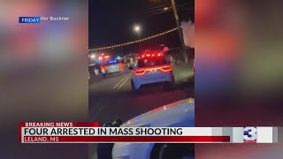 Four arrested in MS mass shooting