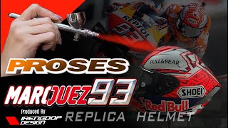 Repaint Helm Marc Marquez Replika