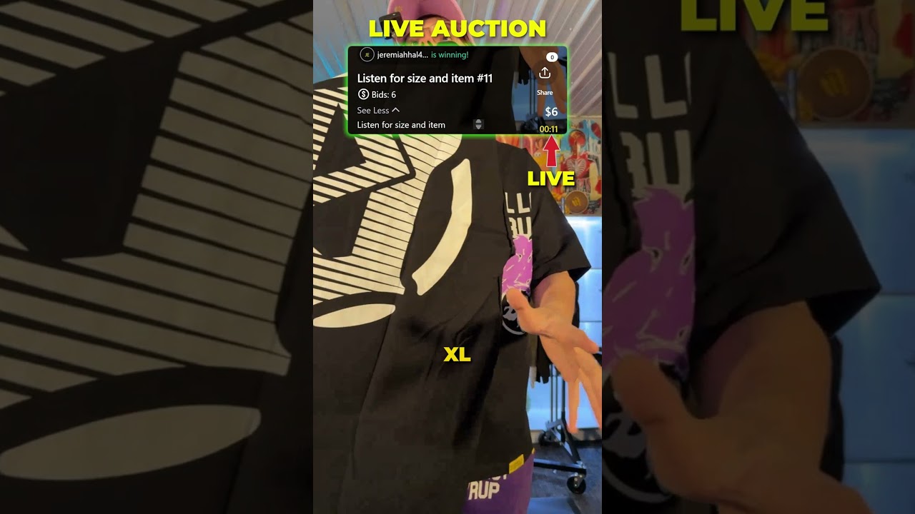 Live Auction "Evil Vice : Drift Monogram  Tee" #whatnot #reselling #liveauction