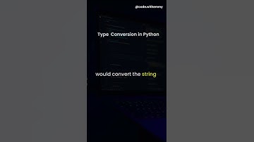 Type conversion in python