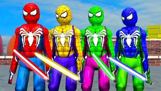 SPIDER-MAN GAME vs BAD GUYS - OVERGROWTH RAGDOLL PHYSICS ACTION