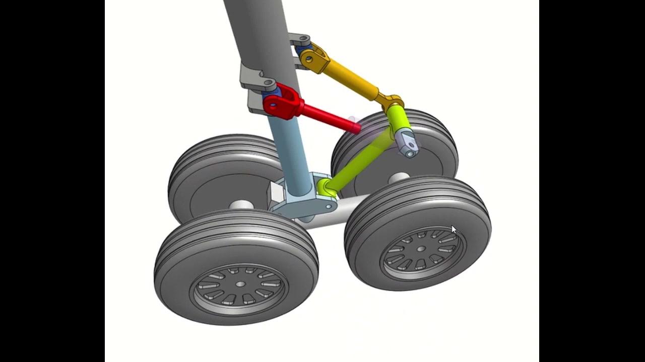 Myasishchev M50 Bounder Nose Landing Gear Steering Mechanism YouTube