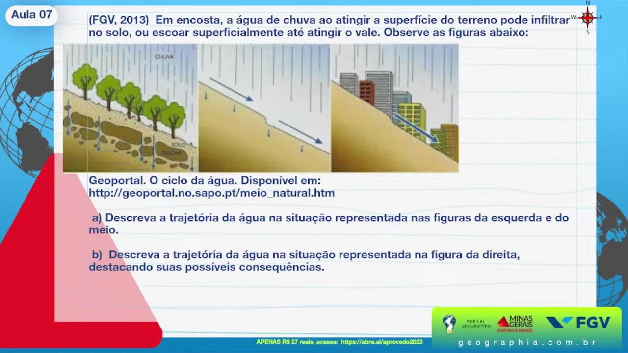 Questões Comentadas (tópico 11) - GEOGRAFIA | SEEMG 2023 | FGV