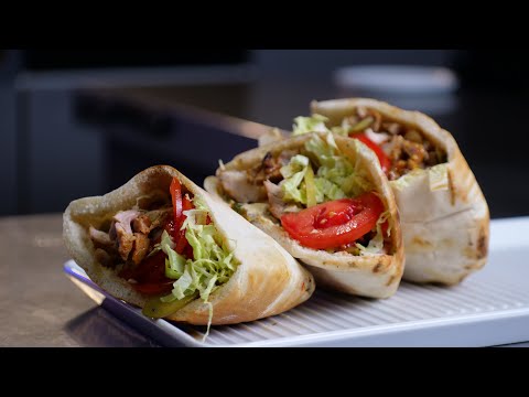 Chicken shawarma on the PrimaLiner gas grill
