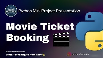 Movie Ticket Booking 🎬: Python Mini Project Presentation @technodexterous #coding #python